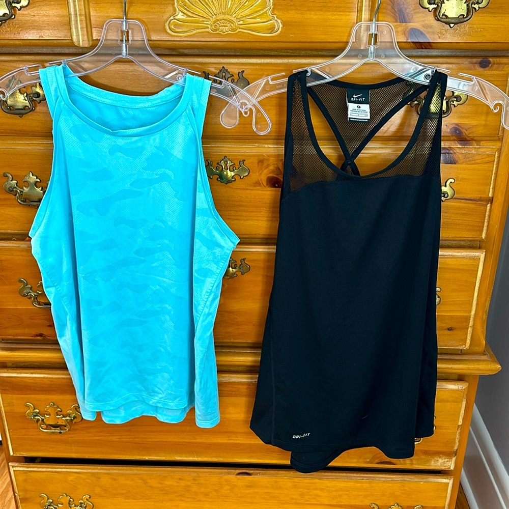 Assorted workout tops - Small